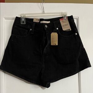 Levi's Women's Black Jean Shorts